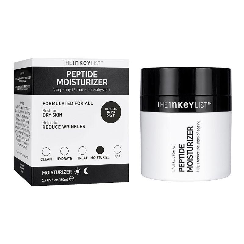 The Inkey List Peptide Moisturizer jar