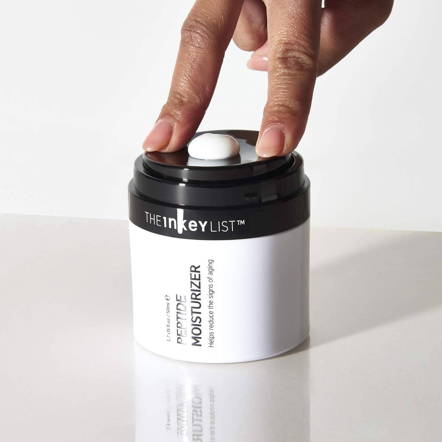 The Inkey List Peptide Moisturizer packaging