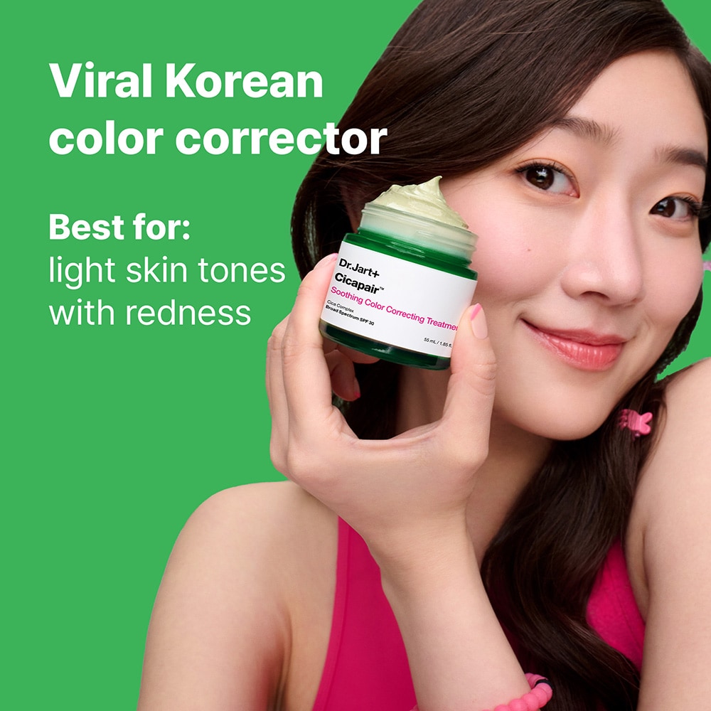 Dr.Jart+ Cicapair redness before and after