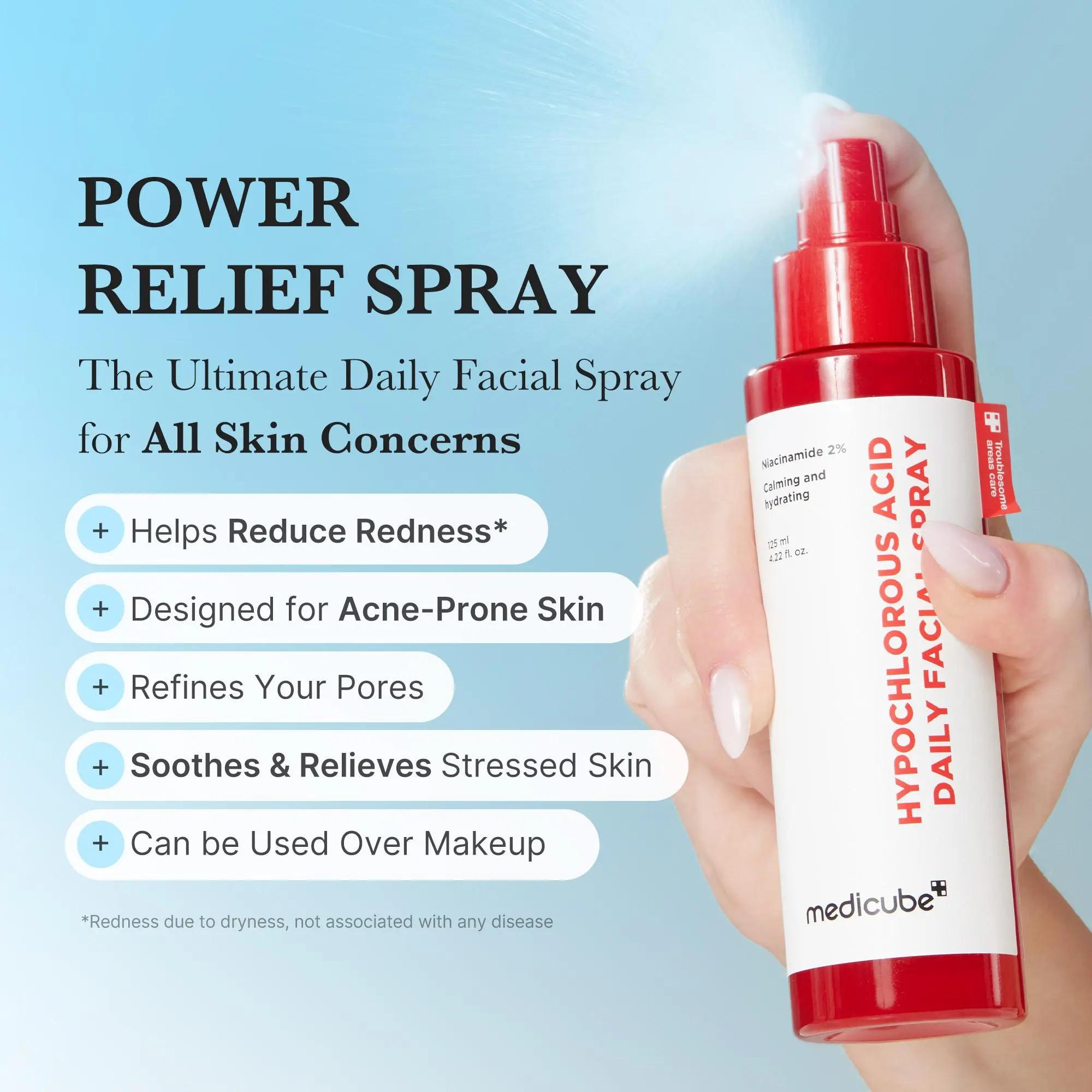 Medicube Hypochlorous Acid Power Soothing Spray bottle