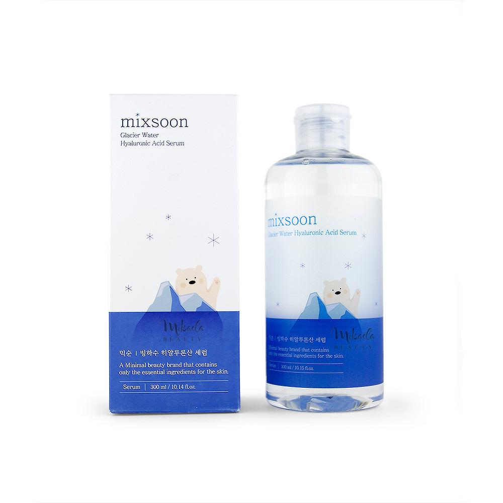 Mixsoon Glacier Water Hyaluronic Acid Serum 300ml bottle with box