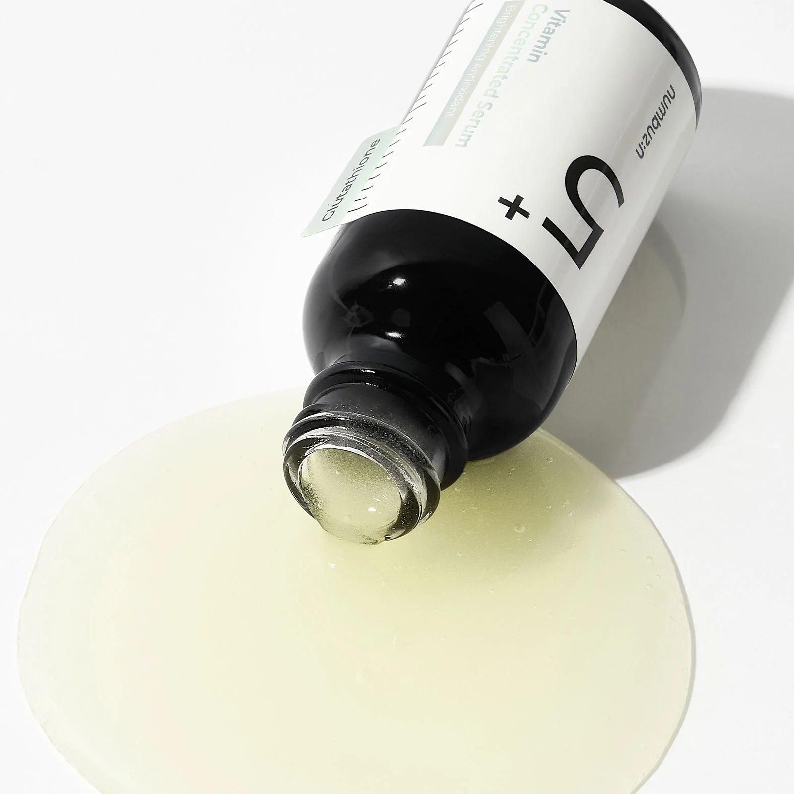 numbuzin No.5+ serum dropper and texture