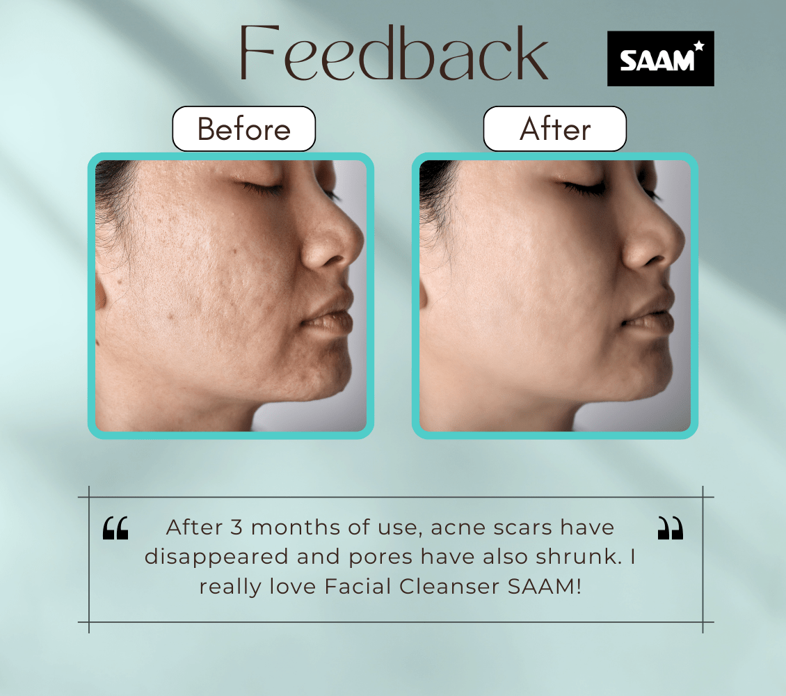 SAAM Foaming Facial Cleanser official product photo