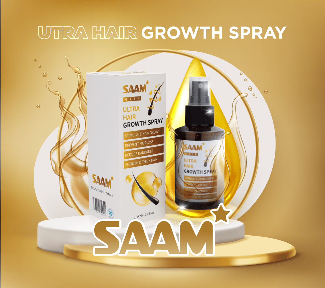 SAAM Hair Growth Spray official product photo