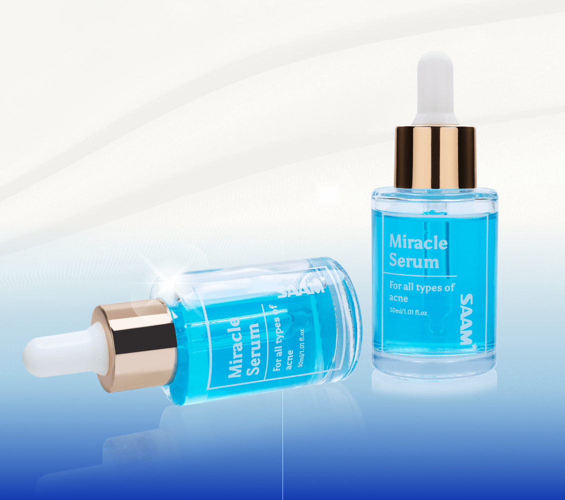 SAAM Miracle Acne Serum official brand photo