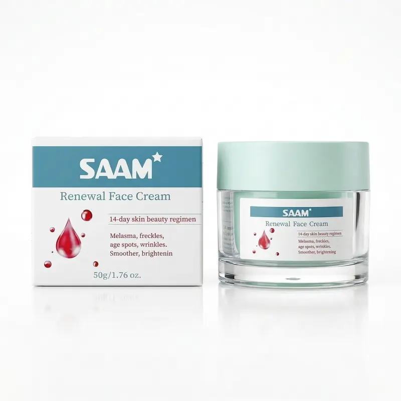 SAAM Renewal Face Cream jar and carton