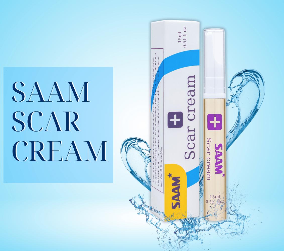 SAAM Scar Cream official product photo